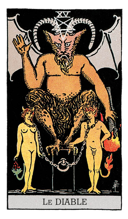 le diable tarot