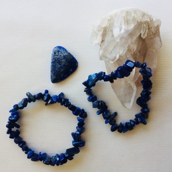 bracelet fin lapis lazuli