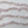 collier sautoir quart rose