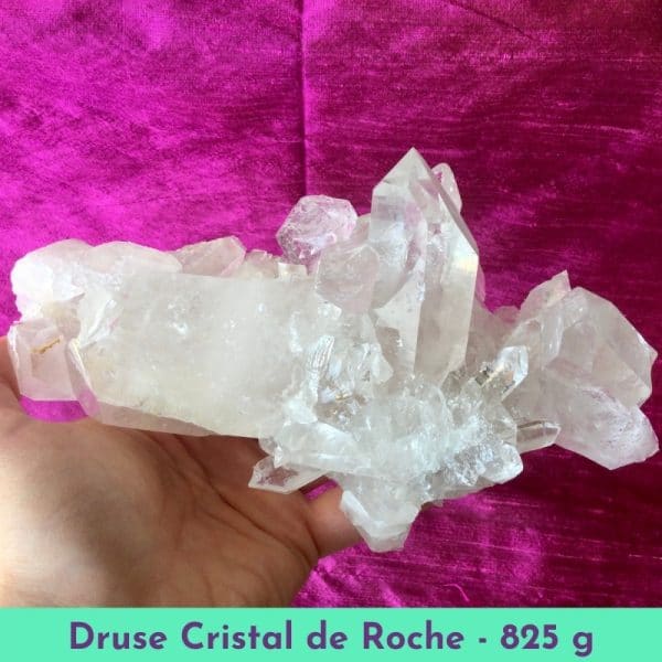 Druse Cristal de Roche