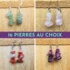 boucles d oreille Lithotherapie