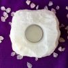 bougeoir quartz blanc cristal de roche