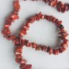 collier jaspe rouge ras de cou