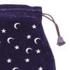 pochon velours indigo etoiles et lune