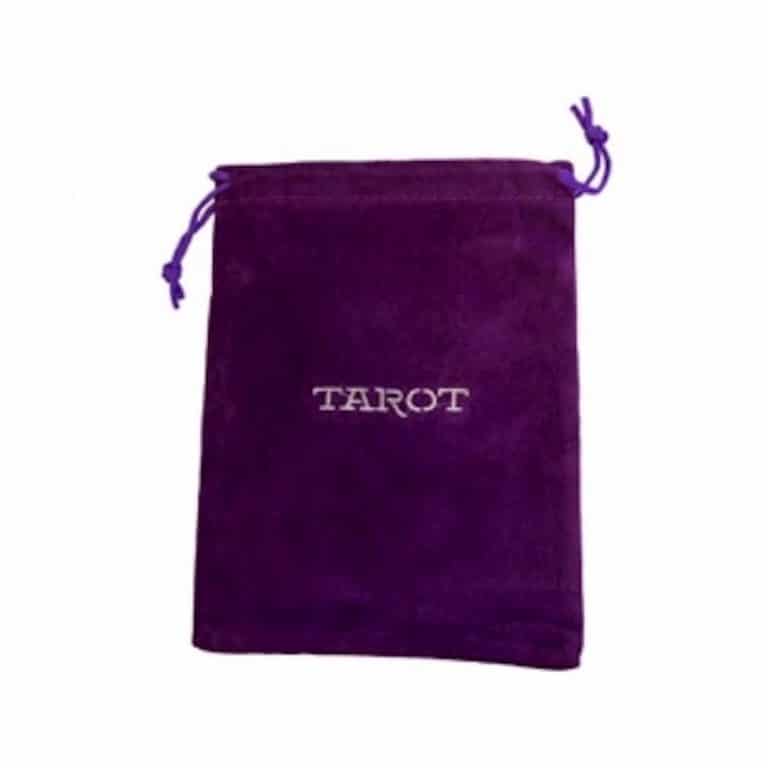 pochon velours violet tarot